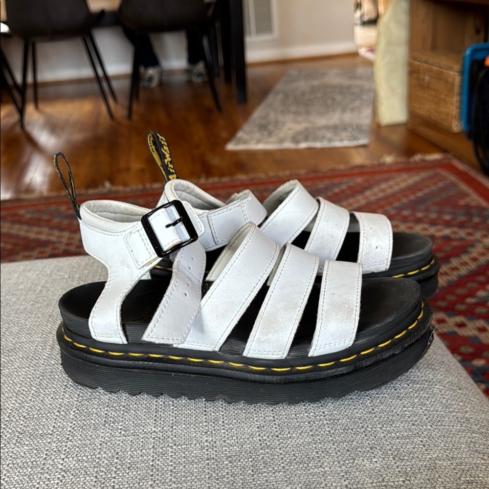 Doc Marten Blaire White sandals